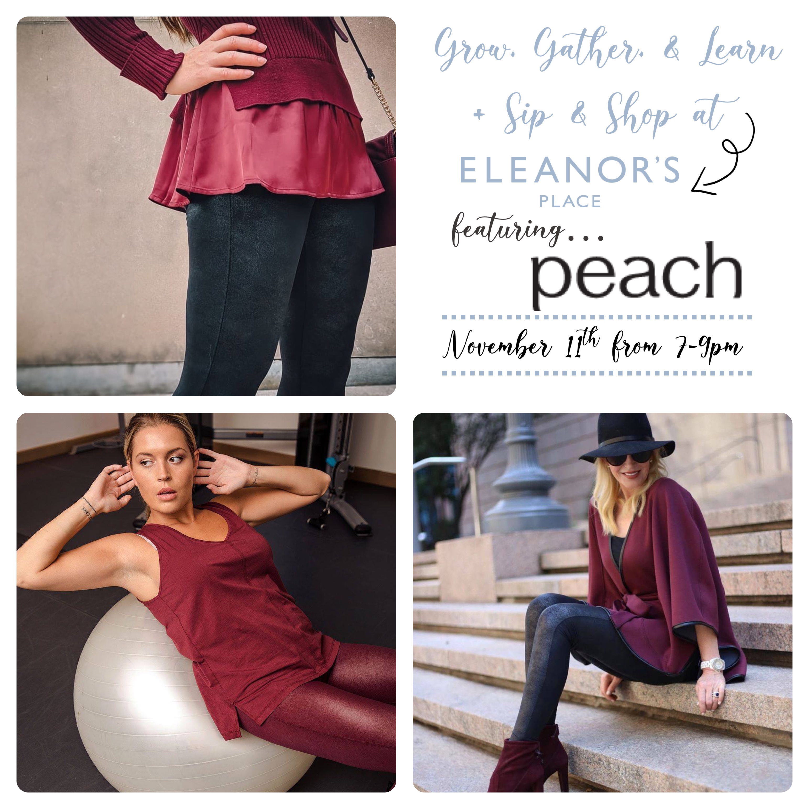 Gather, Grow, & Learn with Peach Clothing